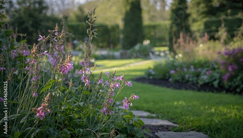 Wallpaper Mural Tiny rosy blossoms Torontodigital.ca