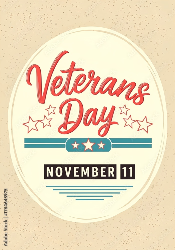 Obraz premium Honoring Our Heroes A Commemorative Illustration for Veterans Day on November 11th
