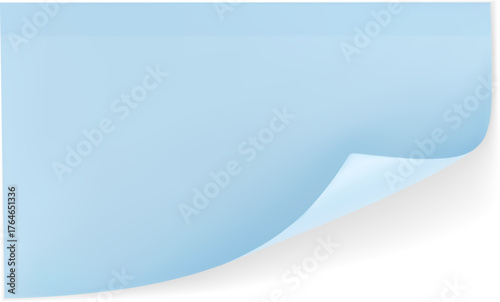 Sticker Curled Corner