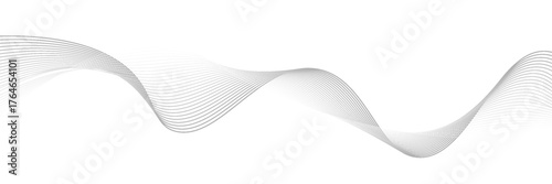 Abstract vector background with black wavy lines. EPS10