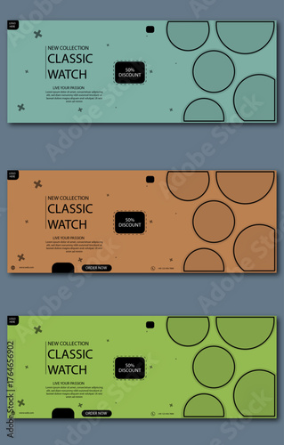 watches social media post template design