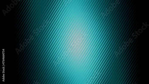 Abstract Teal Gradient Diagonal Stripes Background Seamless Loop Motion Graphic Digital Art