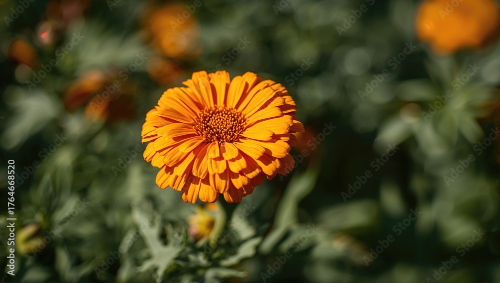 Obraz premium Picture of a Vibrant Orange Blossom