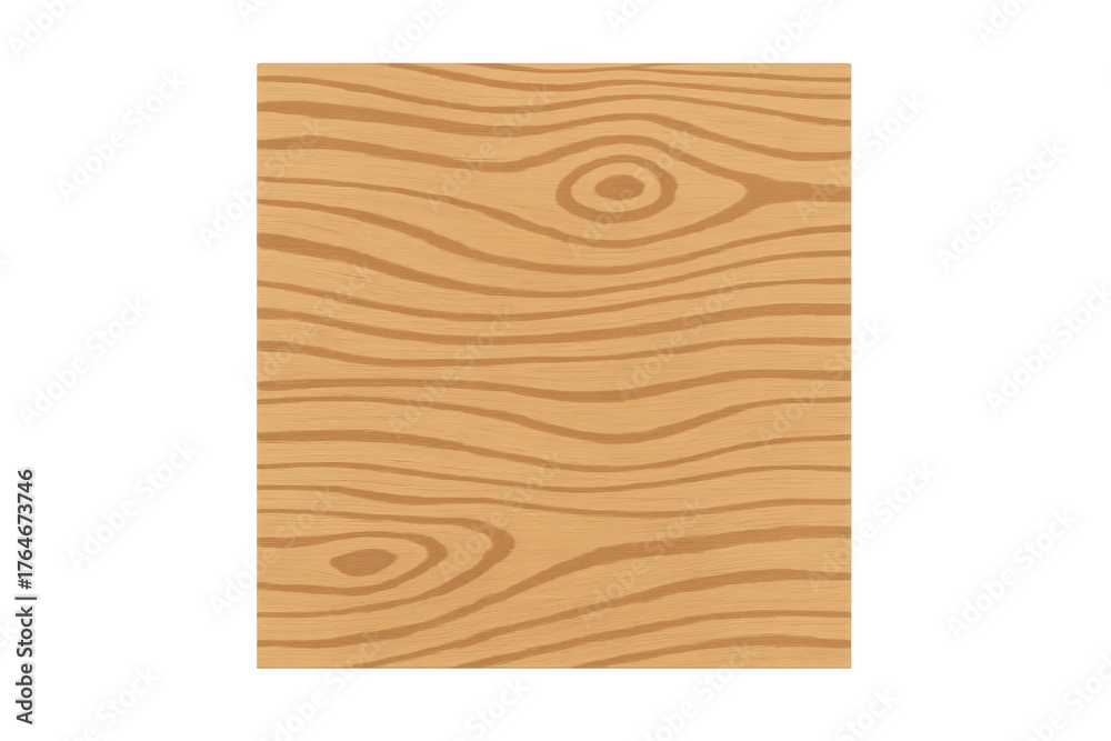 Naklejka premium Wooden texture background vector illustration with natural wood grain pattern and knots, transparent background