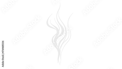 Abstract representation of wisps of smoke rising
