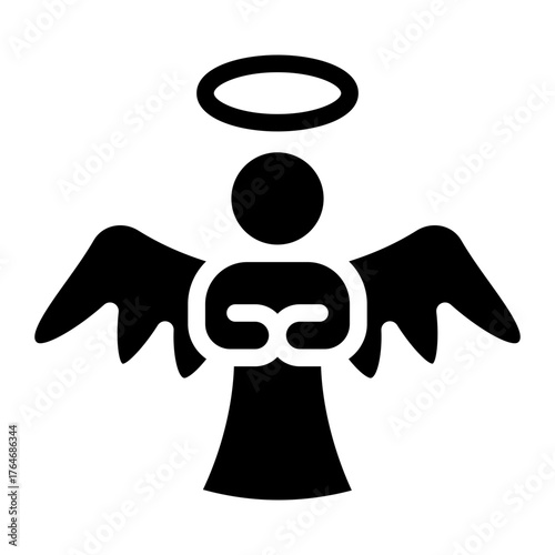 angel icon vector