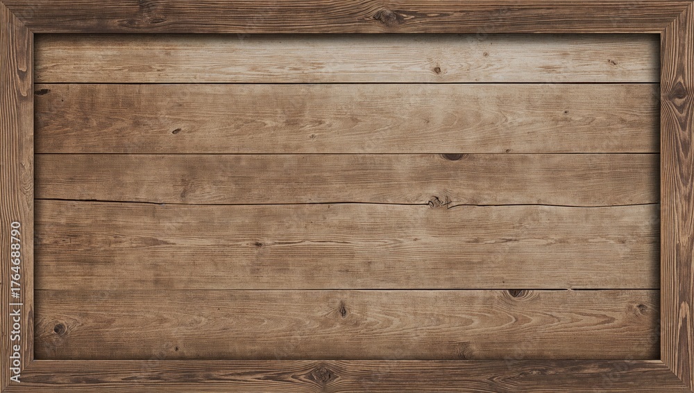 Fototapeta premium Aged wooden barn planks featuring knots and nail marks