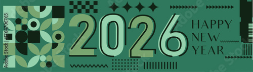 "Celebrate the arrival of 2026 with vibrant colors and festive vibes!"