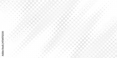 Dot white gray wave light technology texture background. Abstract big data digital concep