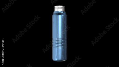 Modern Blue Stainless Steel Water Bottle