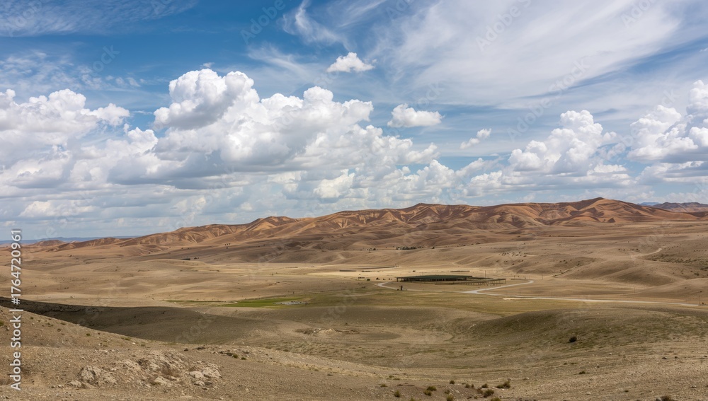 Fototapeta premium Highland Area of Aktolagay in Western Region
