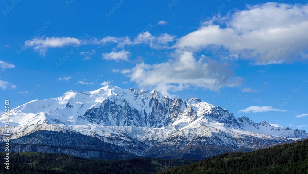 Obraz premium Route on the northern side of the Eiger