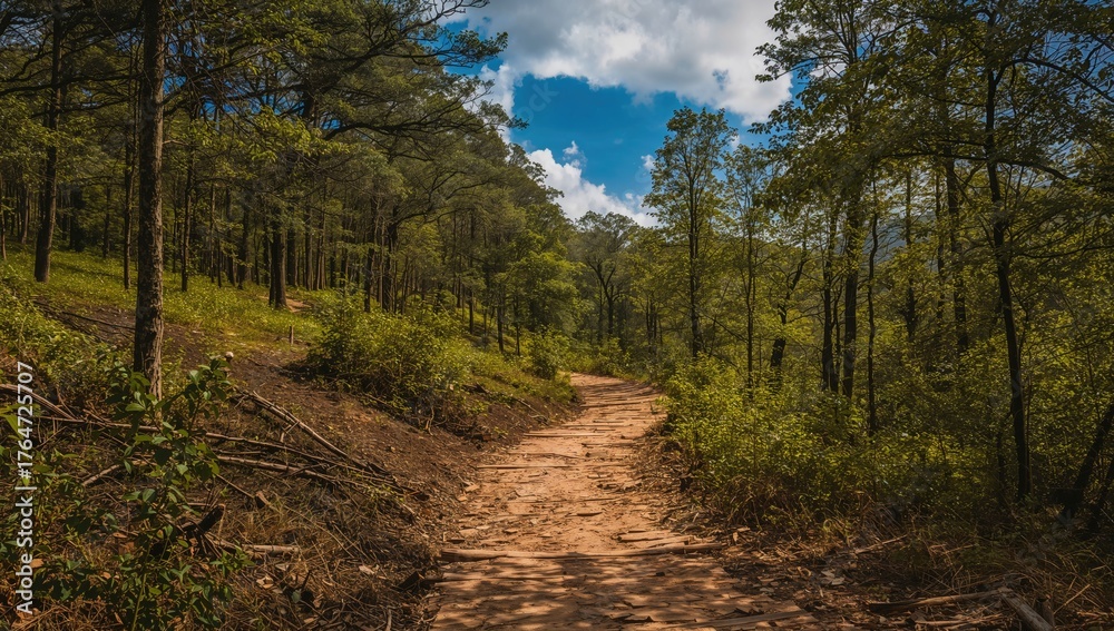 Fototapeta premium Uncommon woodland found in the Himalayas