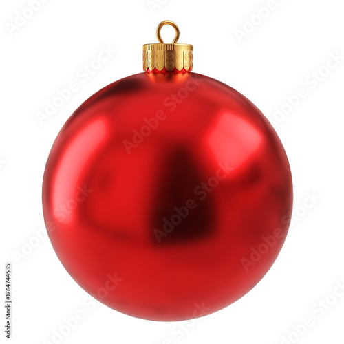 Christmas ball decorations holiday Christmas tree elegant shiny red