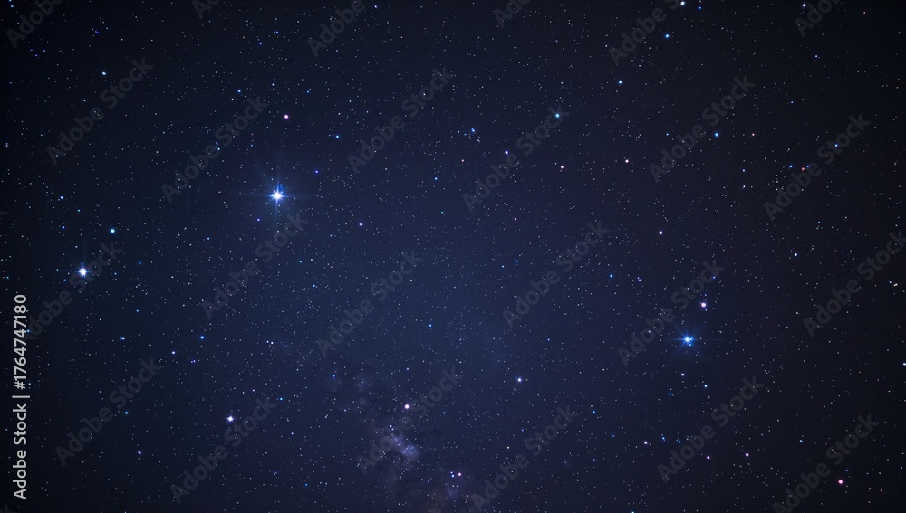 Fototapeta premium Starry night sky in the cosmic expanse