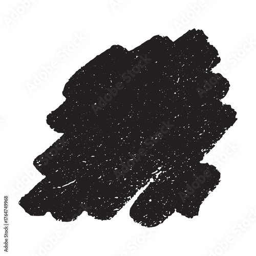 Brush paint stroke texture swatch Hand painted background Ink scribble dab clipart Paint smudge for tags and stamps design