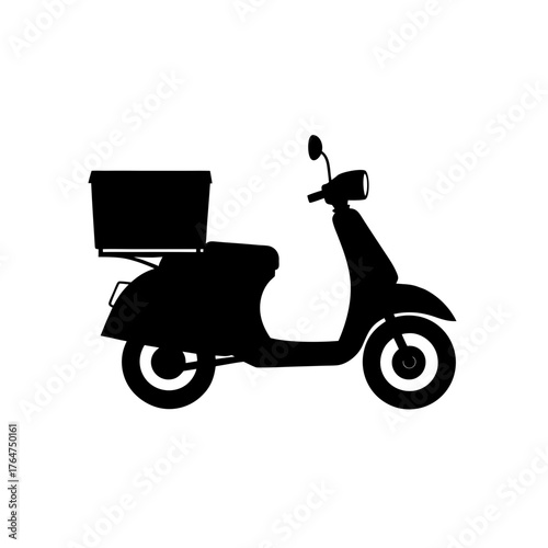 Swift scooter delivery icon for fast service, perfect for restaurant and courier businesses