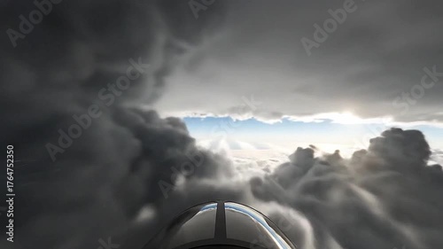 Blasting Through Clouds At High Velocity, With Realistic Atmospheric Turbulence