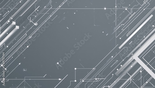 Monochrome backdrop featuring angular designs
