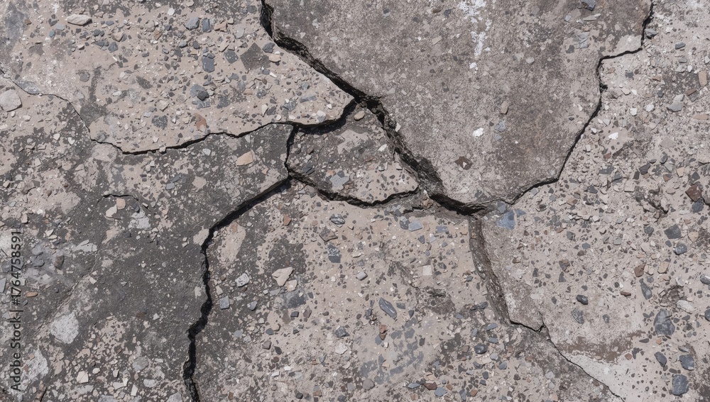 Obraz premium Detailed view of stone used in construction with uneven form and natural backdrop