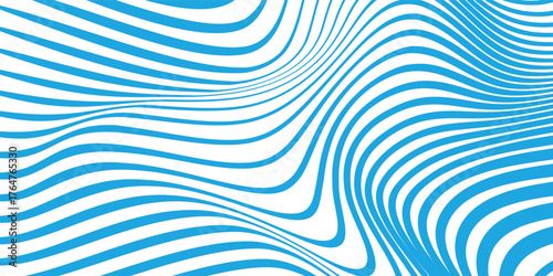 Blue Geometric Line Pattern Abstract Background