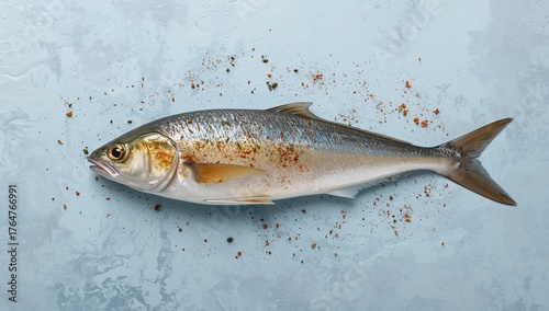 Seasoned organic dorado fis...
