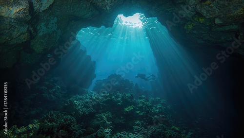 Sunlight pierces the dark r...