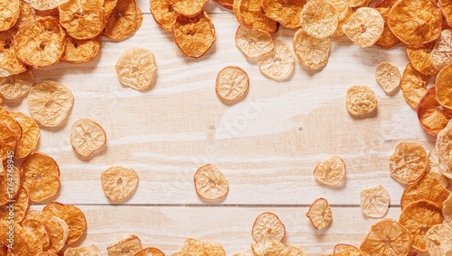 Arrangement of dried apple ...