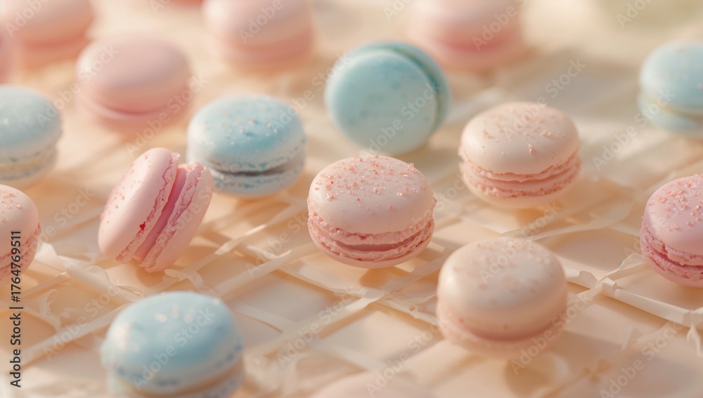 Fototapeta premium Delicious Macarons Wallpaper for Mobile Phones