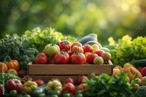 Assortment of fresh red and...