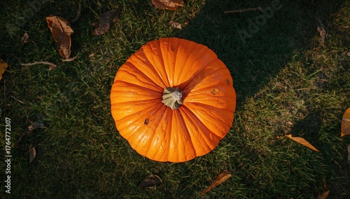 Top-down perspective of a p...