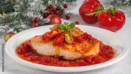 Classic a la vizcaina style...