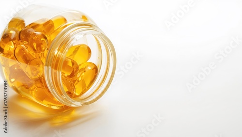 Macro shot of golden fish o...