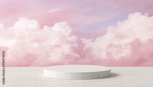 Outdoor stone pedestal with...