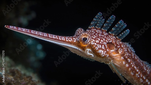 Detailed view of a pipefish...