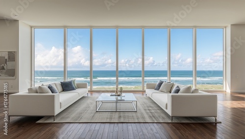 Spacious lounge featuring a...