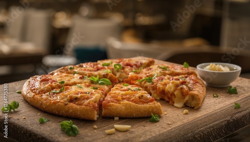 Slices of Baguette Pizza Se...