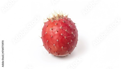 Isolated Opuntia cactus wit...
