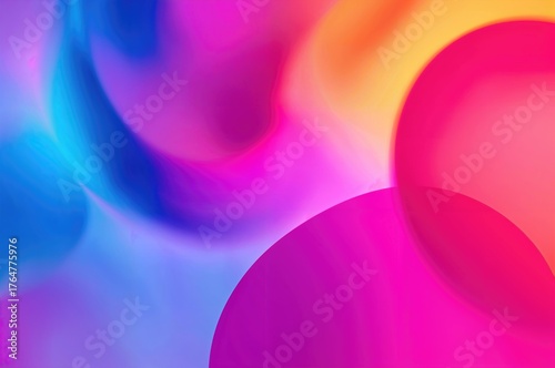 Abstract Background with Ne...