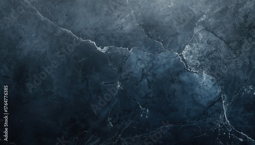 Abstract gray-blue marble or cracked concrete texture background