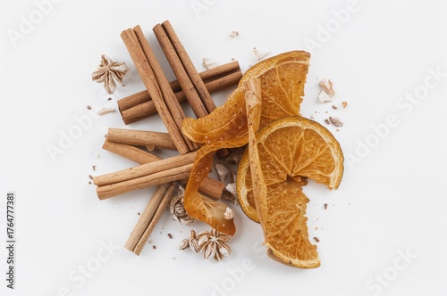 Arrangement of various spic...