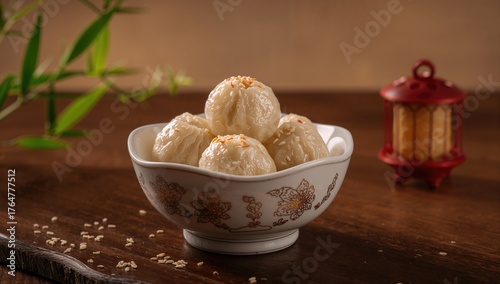 Sweet glutinous rice dumpli...