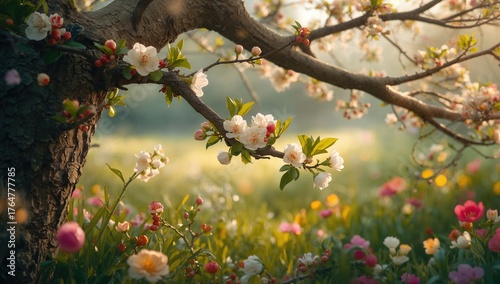 Nature's Awakening: Blossom...