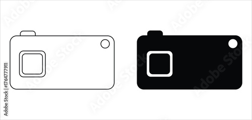 camera capture icon vector sign design.