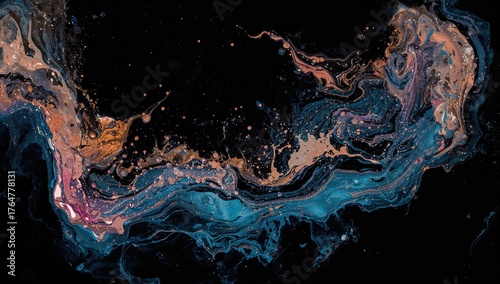 Abstract liquid background ...