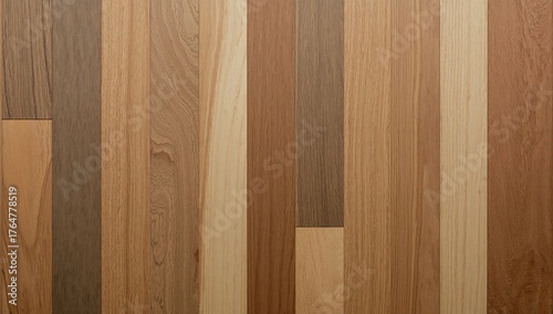 Glossy Wood Paneling Featur...