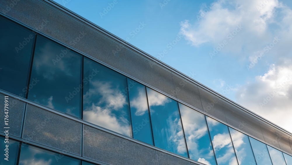 Obraz premium Contemporary commercial building exterior