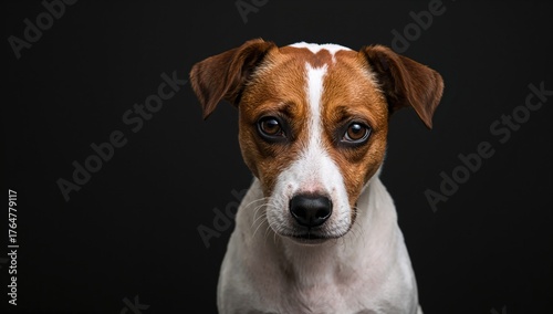 Unhappy Jack Russell terrie...