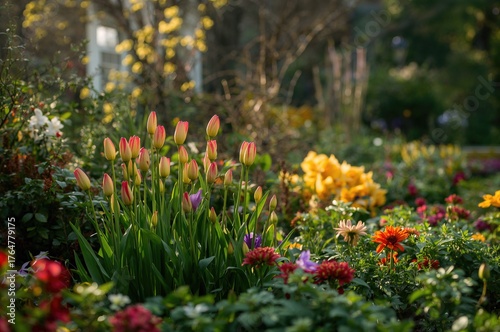 Lush spring shoots flourish...