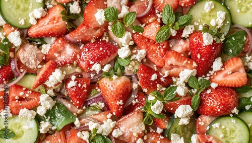 Refreshing fruit salad with...